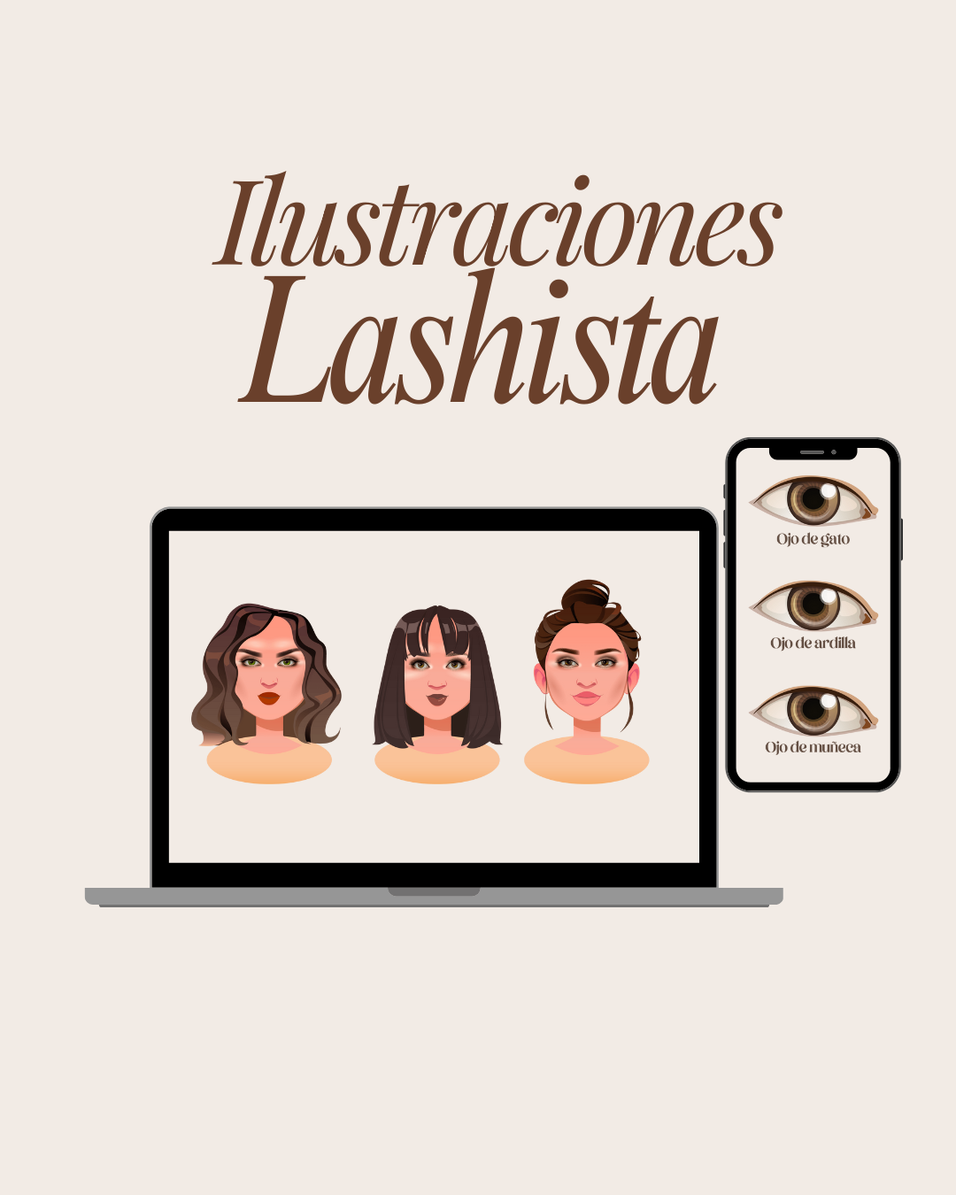 Ilustraciones para Lashista